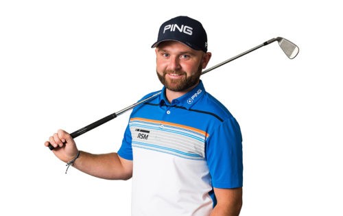 Andy Sullivan spielt & trägt PING