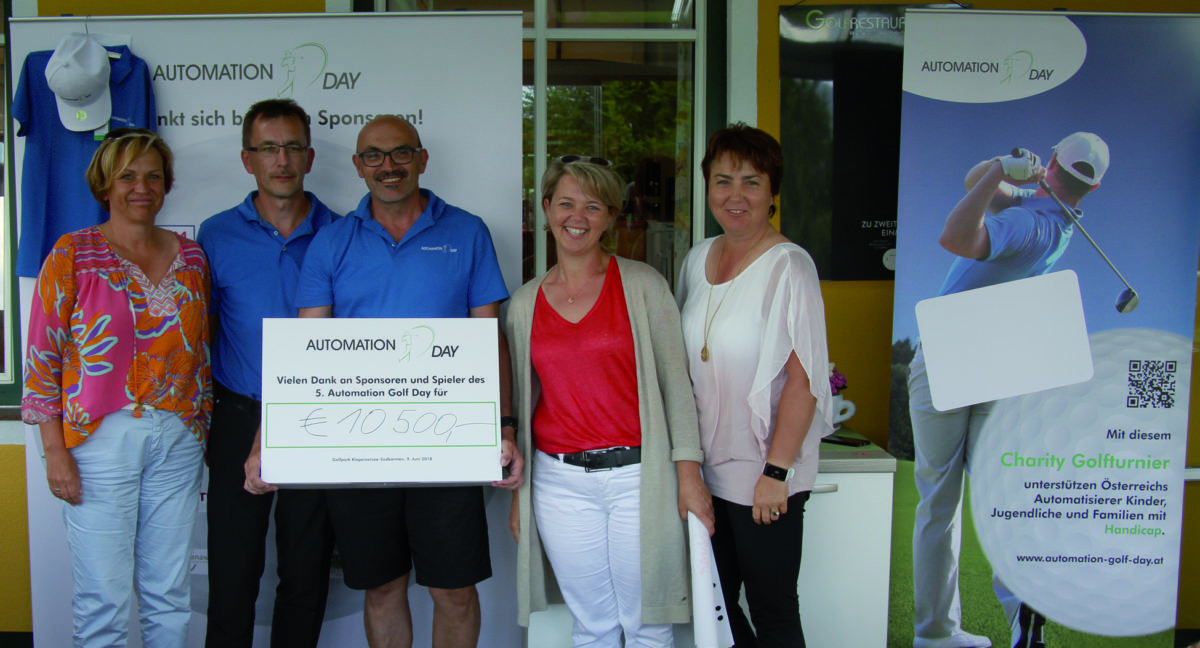 GC Klopein: Charity-Golfturnier „Automation Golf Day“ brachte 10.500 Euro