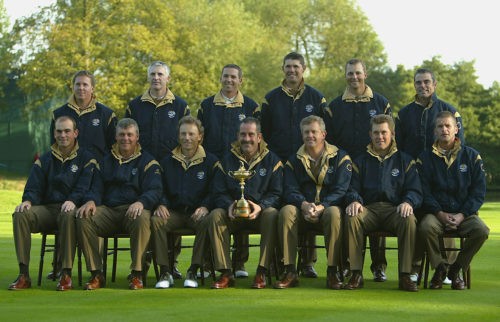 The European Team poses for the official photocall