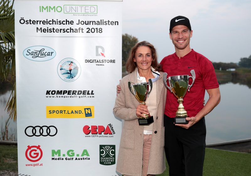 Holzhuber & Friedrich sind Journalistenmeister im Golf