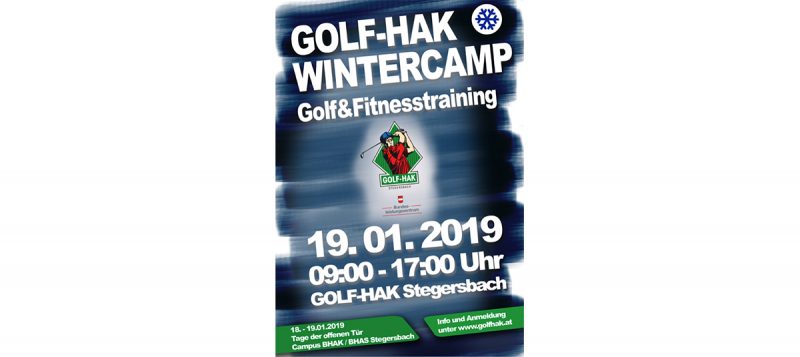 Golf HAK Stegersbach: Tag der offenen Tür & Wintercamp