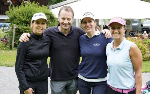 Golfen für GOFUS & einen guten Zweck: Anita Wachter, Rainer Salzgeber, Gitti Obermoser, Michaela Kirchgasser