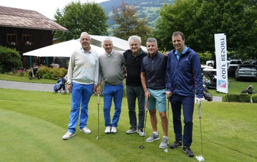 GC Montafon Präs.Toni Unterweger, Kurt Jara, Sepp Maier, Mathias Berthold, Werner Schuster,