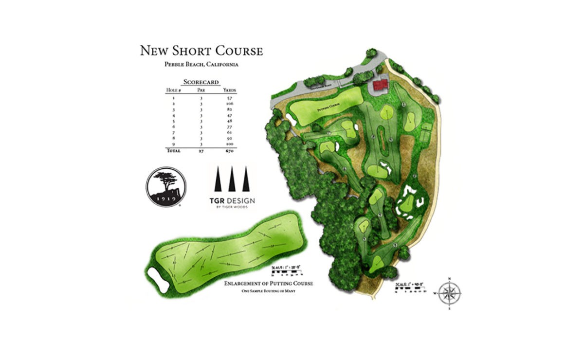 Pebble Beach Tiger Woods Short Game Area