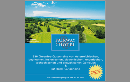 SimplyGolf-Jahresabo & Fairway2Hotel um nur €79