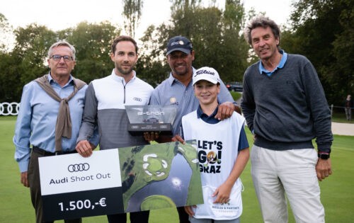 Riegler&Partner Legends: Campbell (NZL) bei Audi Shoot Out erfolgreich