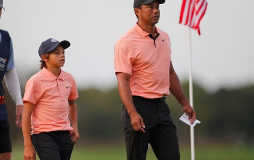 PNC Championship mit Tiger Woods und Sohn Charlie￼
