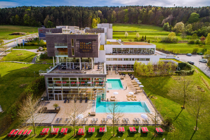 Das Spa Resort Styria aus der Vogelperspektive