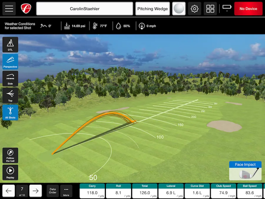 FlightScope Golf App Mevo+
