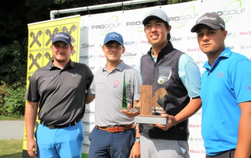 Clement Guichard – Jean de Wouters – Nicklas Staub – Mike Toorop – Prize ceremony – @ProGolfTour