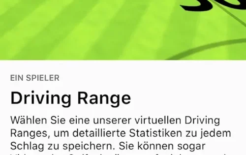 Driving-Range-Modus