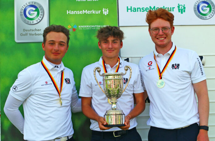 Lukas Boandl, Jakob Lotschak und Fabian Lang gewinnen die German Int. Amateur Championship