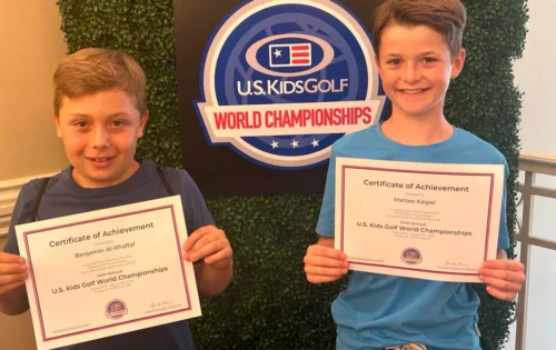 US Kids Golf Benjamin und Matteo