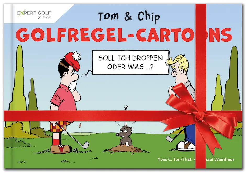 Golfregel-Cartoons mit Tom & Chip - Geschenk für Golfer