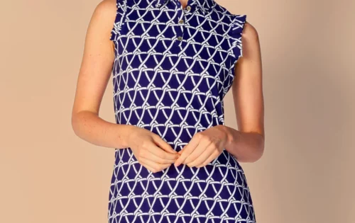 Kleid-mit-Rueschen-GLIfestyle