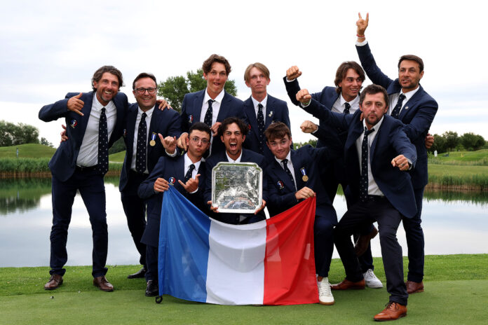 Siegreiches Team Frankreich bei der European Boys Team Challenge