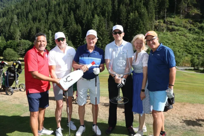 Franz Klammer auf dem Golfplatz Bad Kleinkirchheim