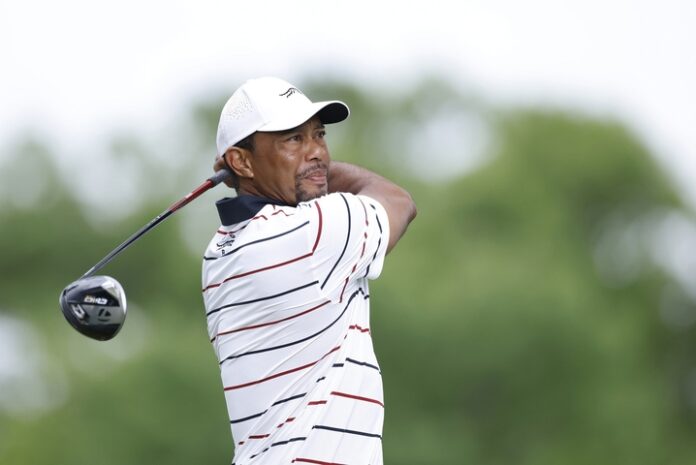 Tiger Woods bei einem PGA Turnier 2024
