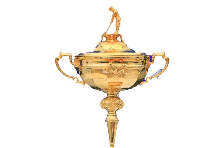 Abe Mitchell ist der Golfer am Ryder Cup Häferl