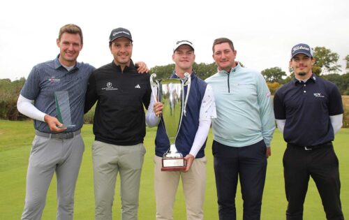 ChristianBraeunig-MichaelHirmer-LarsvanderVight-ClementGuichard-LinusLang-OoM-Trophy-Top5-ProGolfTour