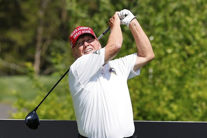 Donald Trump beim Golf