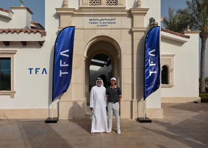 Tommy Fleetwood Academy eröffnet in Abu Dhabi am Yas Links Golfplatz