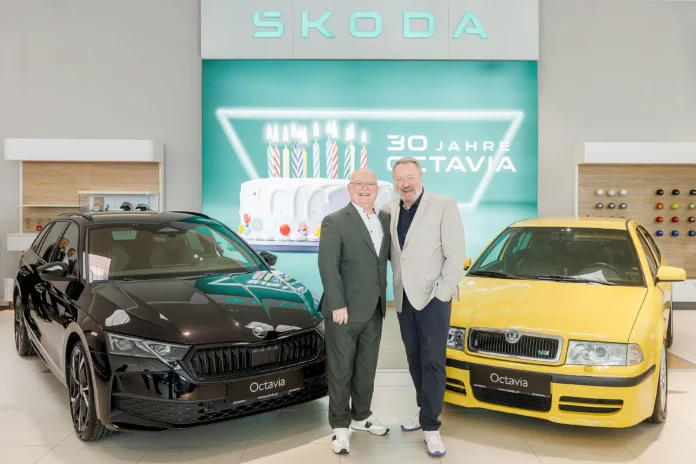 PK Skoda 2026 im Autohaus Berger mit Markus Stifter und Wolfgang Wurm