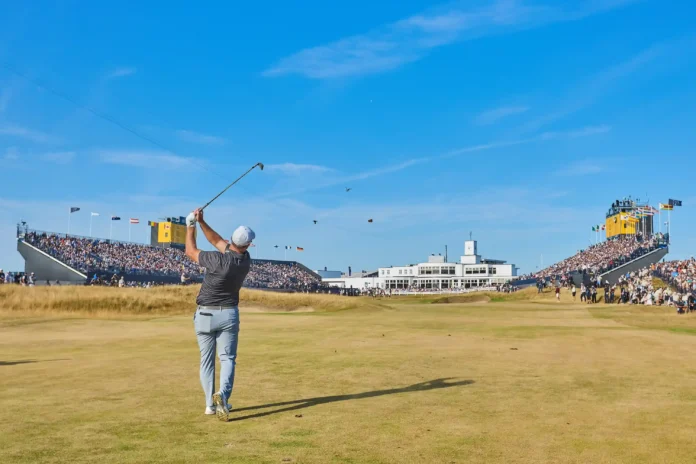 Ryan Fox on 18 at Royal Birkdale