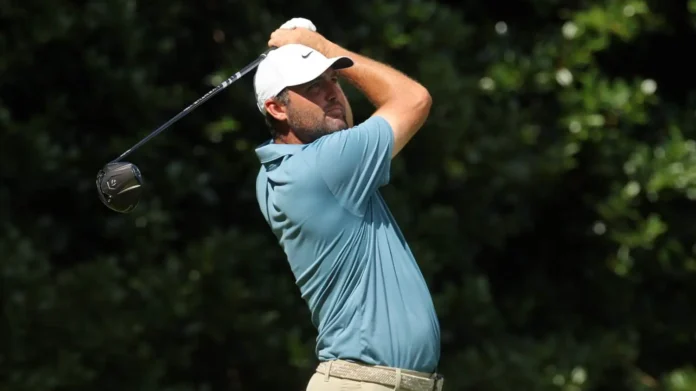 Scottie Scheffler driver swing Tour Championship