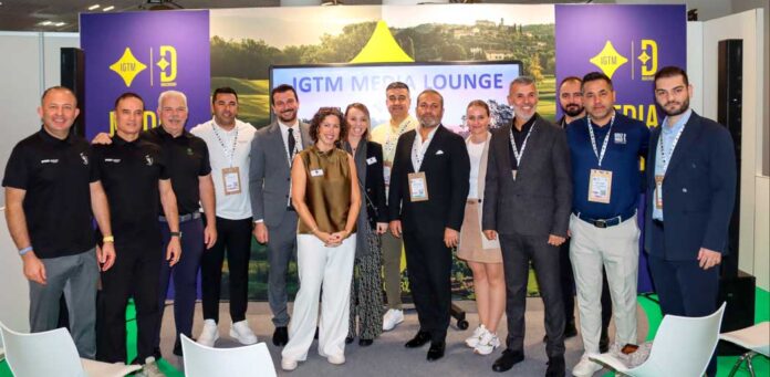 Nächster Halt Belek: Vertreter der IGTM und der türkischen Golf- und Tourismusbranche in Cannes. 2027 wird die 30. Ausgabe der International Golf Travel Market in Belek an der türkischen Riviera ausgetragen.